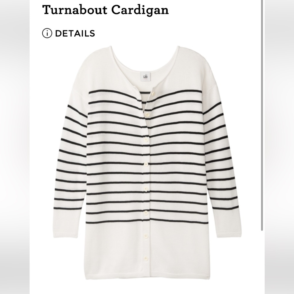 NWOT - Cabi Turnabout Cardigan #6164, size Small
